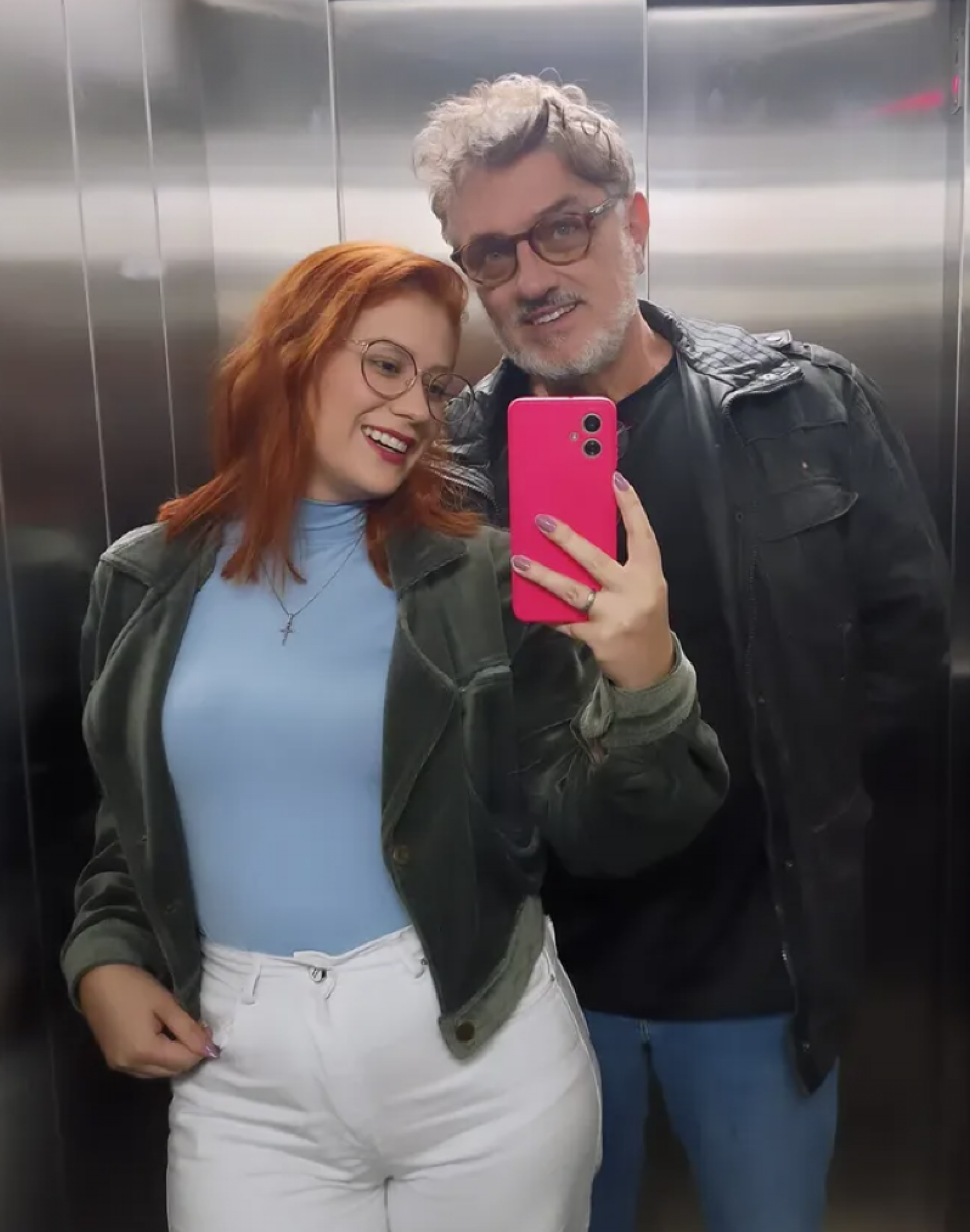 Werner Schünemann e Lívia Ribeiro - reprodução Instagram