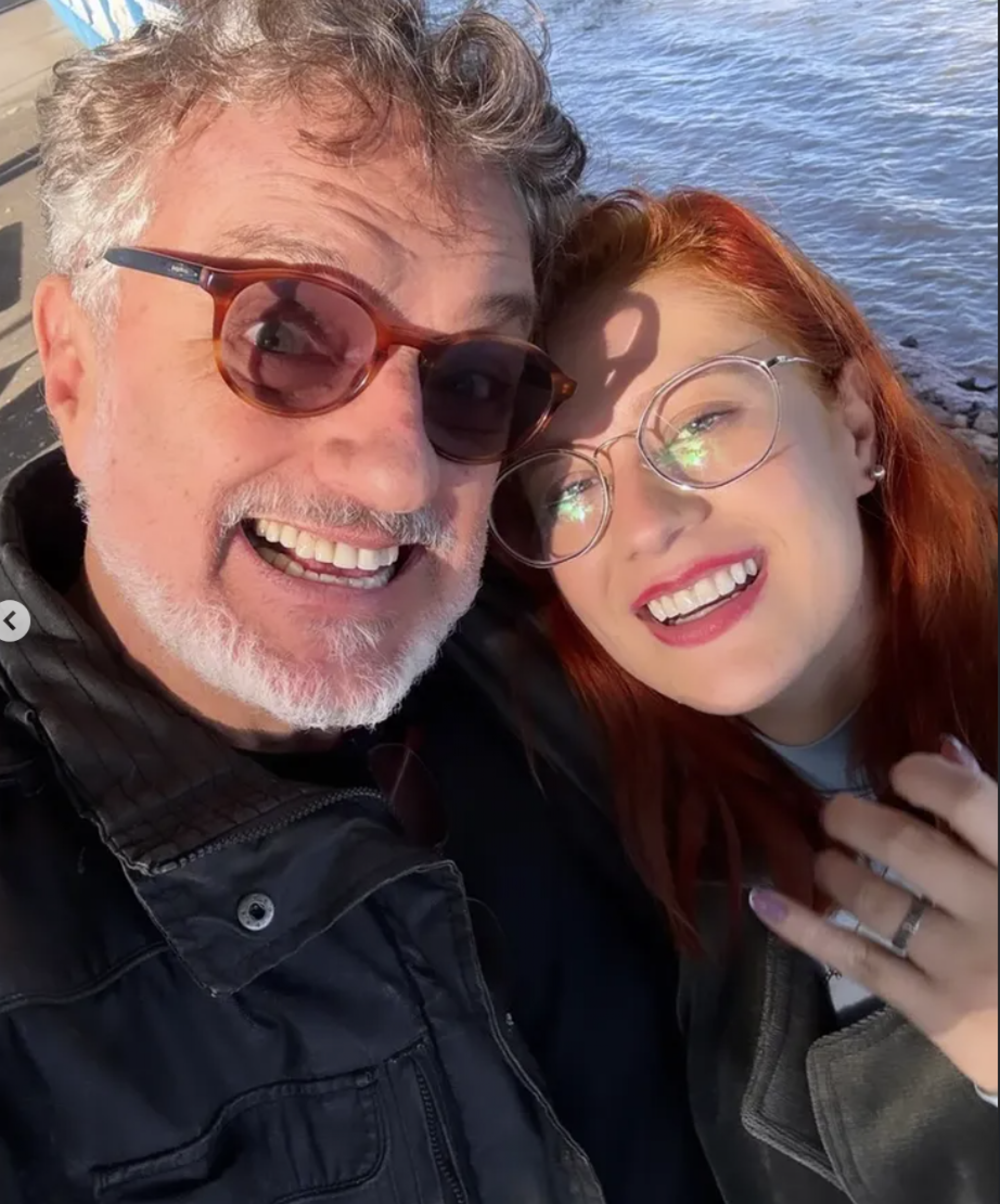 Werner Schünemann e Lívia Ribeiro - reprodução Instagram