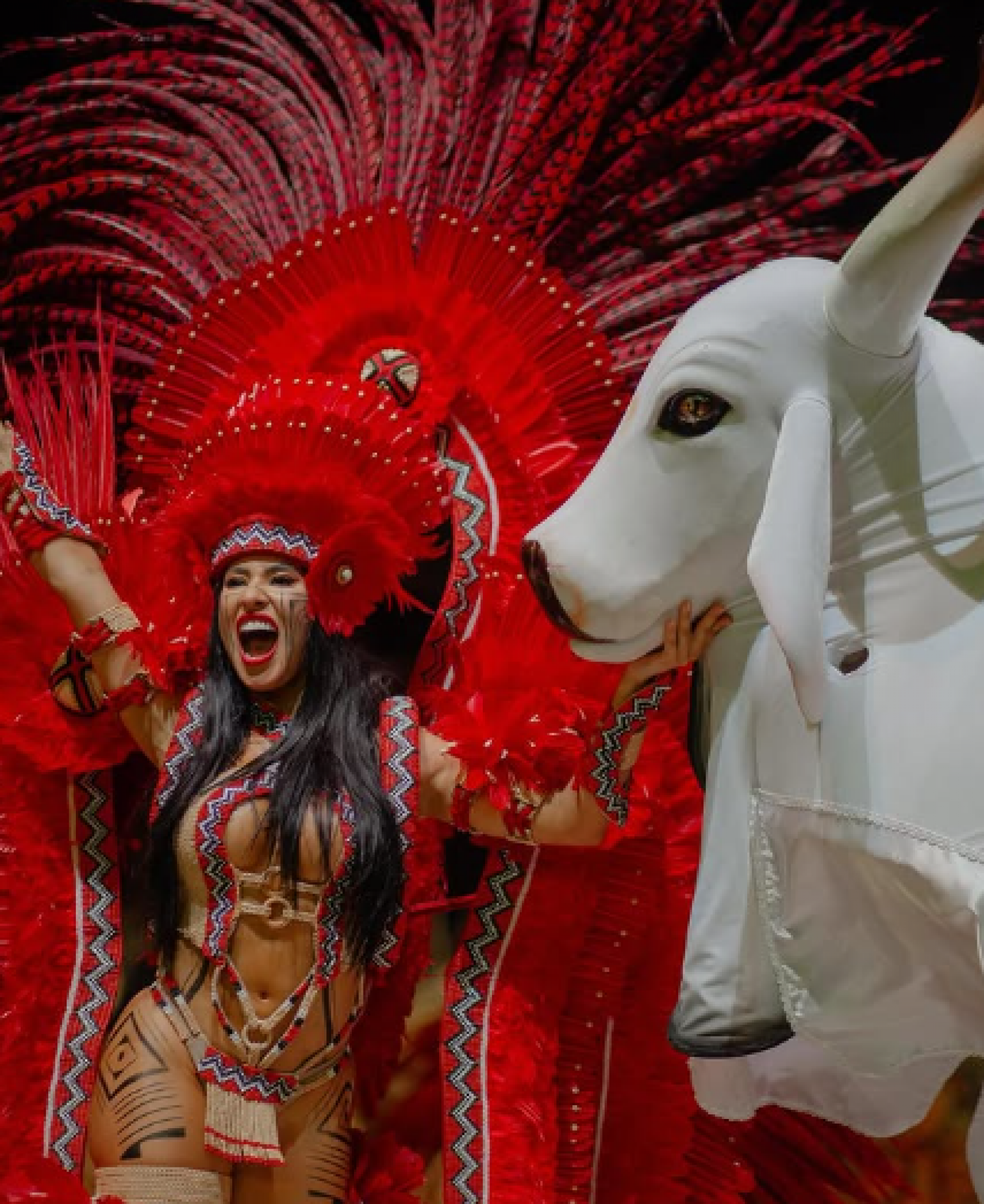 Cunhã-poranga do Boi Garantido, Isabelle Nogueira - Reprodução / Instagram