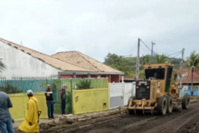 Prefeitura de Iguaba Grande intensifica recuperação das ruas após as chuvas
