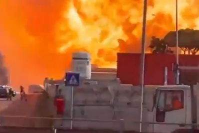 Vídeo: Explosão em posto de gasolina deixa 30 feridos em Roma