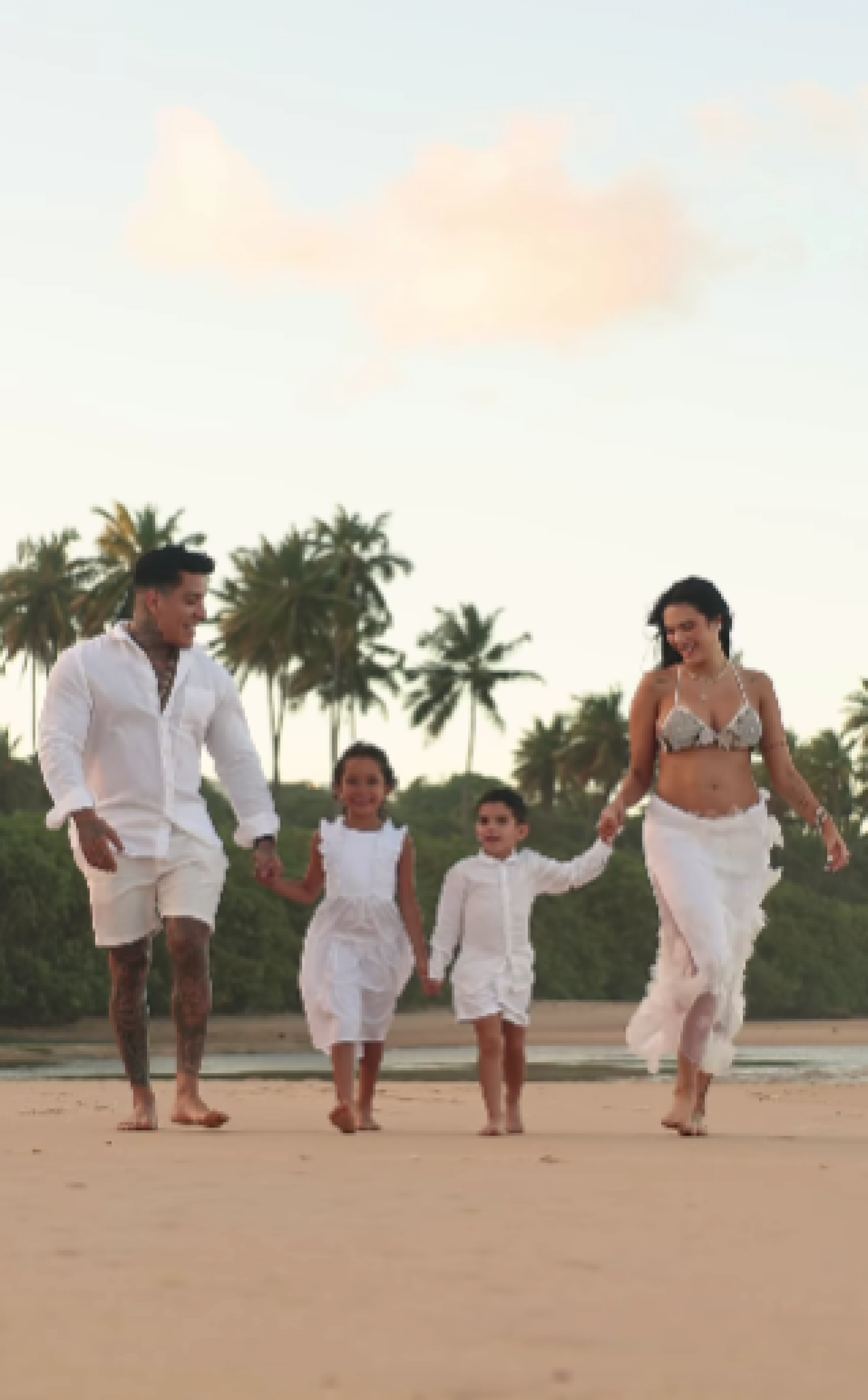 Victor Igoh, Maria Valentina, Miguel e Emily Garcia - Reprodução de vídeo / Instagram