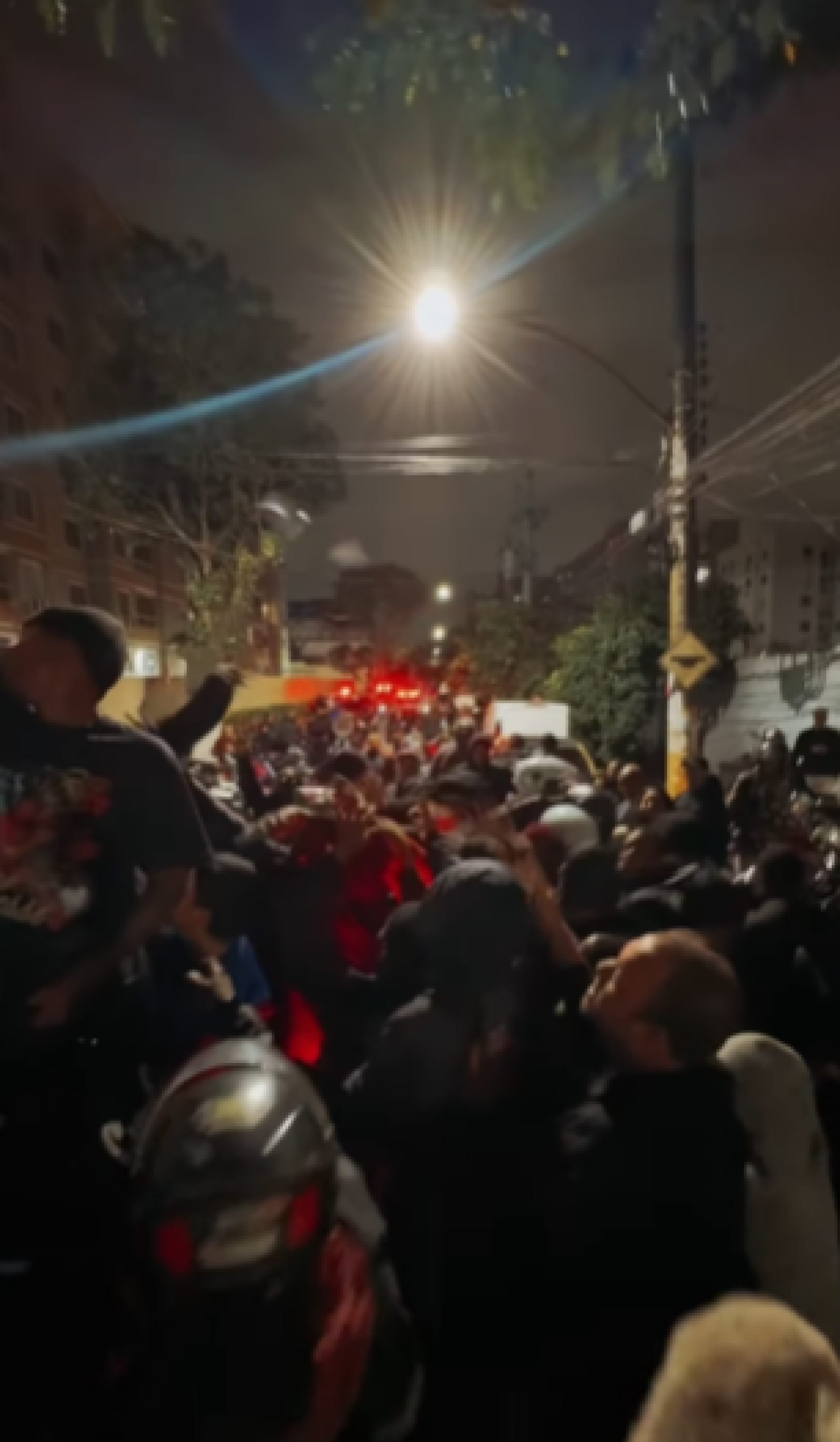 Rolezinho reuniu dezenas de motociclistas em Niterói - Reprodução/Redes sociais