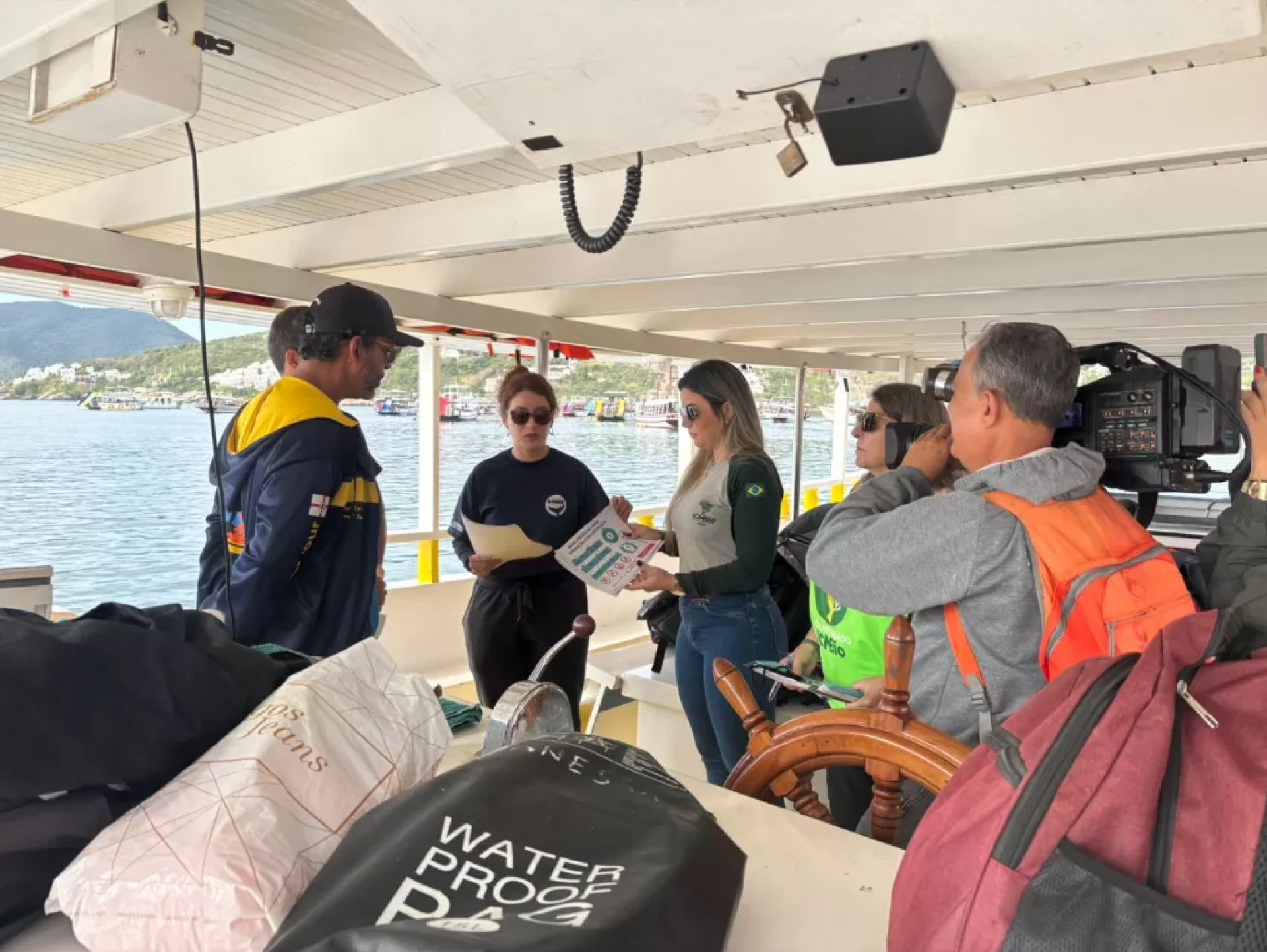 ICMBio realiza a&ccedil;&atilde;o com embarca&ccedil;&otilde;es - Ascom