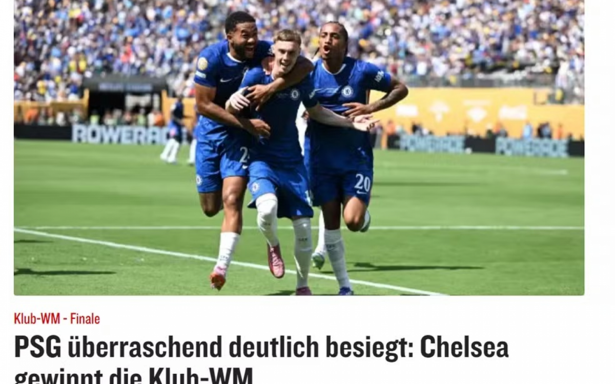 Kicker, Alemanha: PSG surpreendentemente derrotado