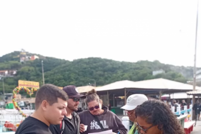 Marina de Arraial recebe nova ação de educação ambiental com foco na proteção de cetáceos