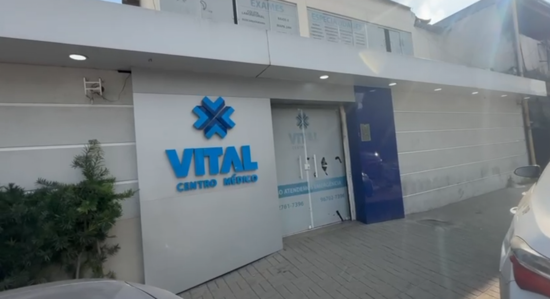 Fachada da clínica onde foram encontradas irregularidades, em Belford Roxo - Divulgação / Polícia Civil 