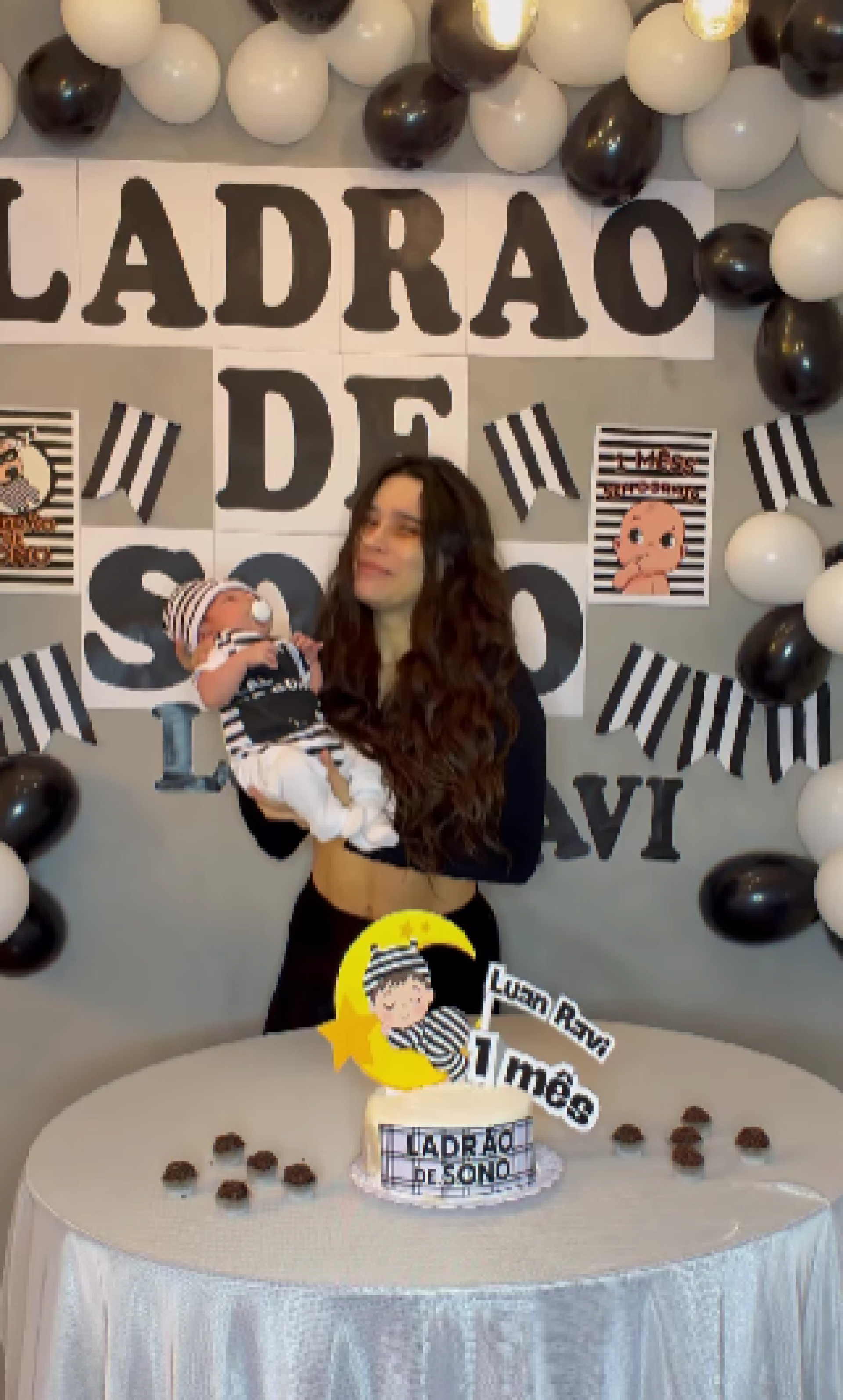 Ex-Fazenda Raissa Barbosa celebra primeiro mês de vida do filho - Reprodução de vídeo / Instagram