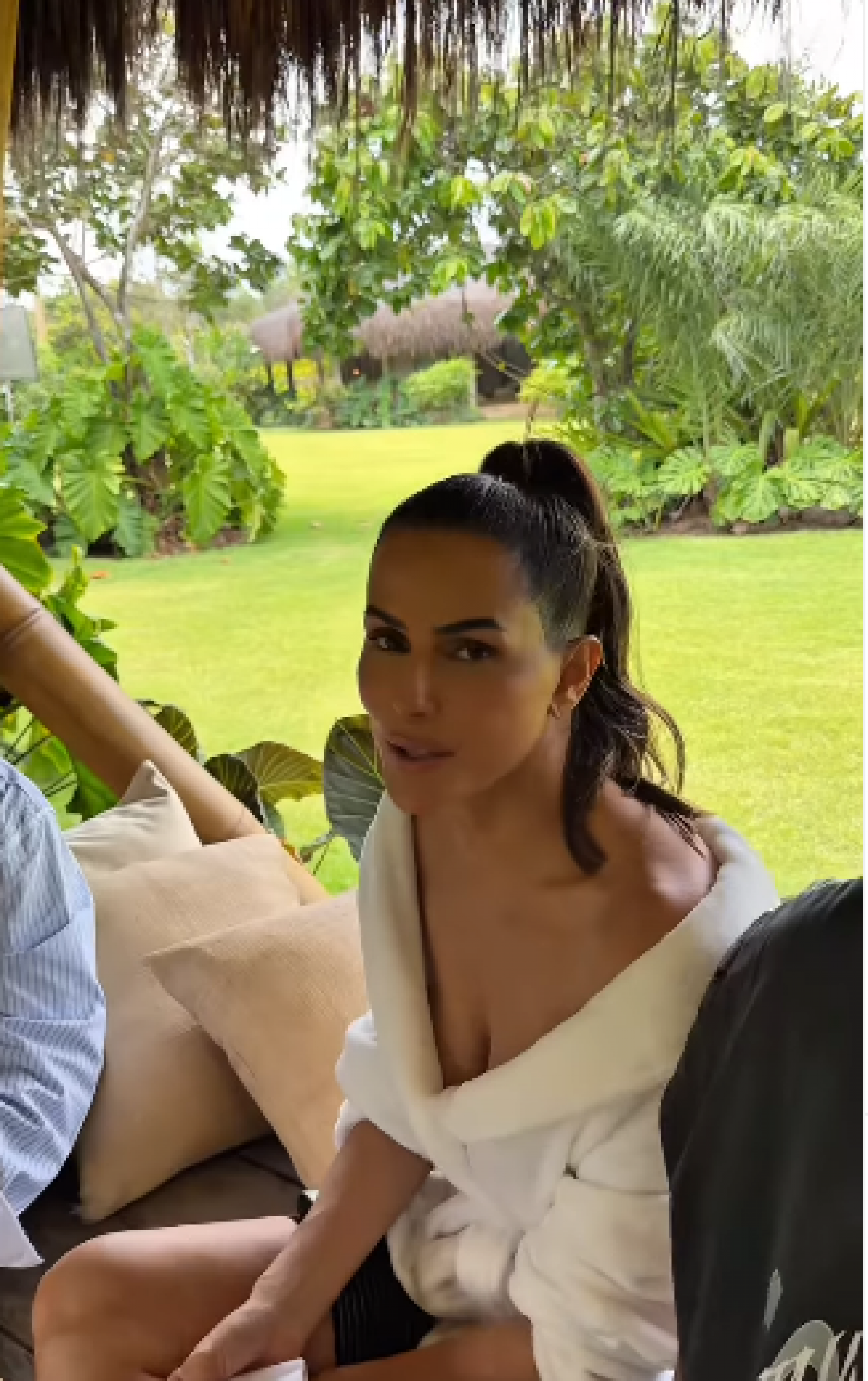 Deborah Secco nos bastidores do reality show 'Terceira Metade', do Globoplay - Reprodução de vídeo / Instagram