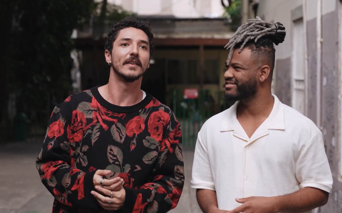  João Vitor Silva e Rene no programa  \'Não era só mais um Silva\'