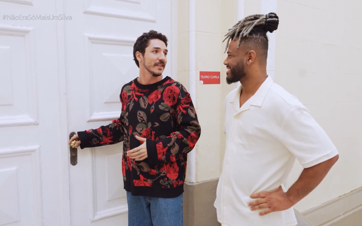  João Vitor Silva e Rene no programa  \'Não era só mais um Silva\'