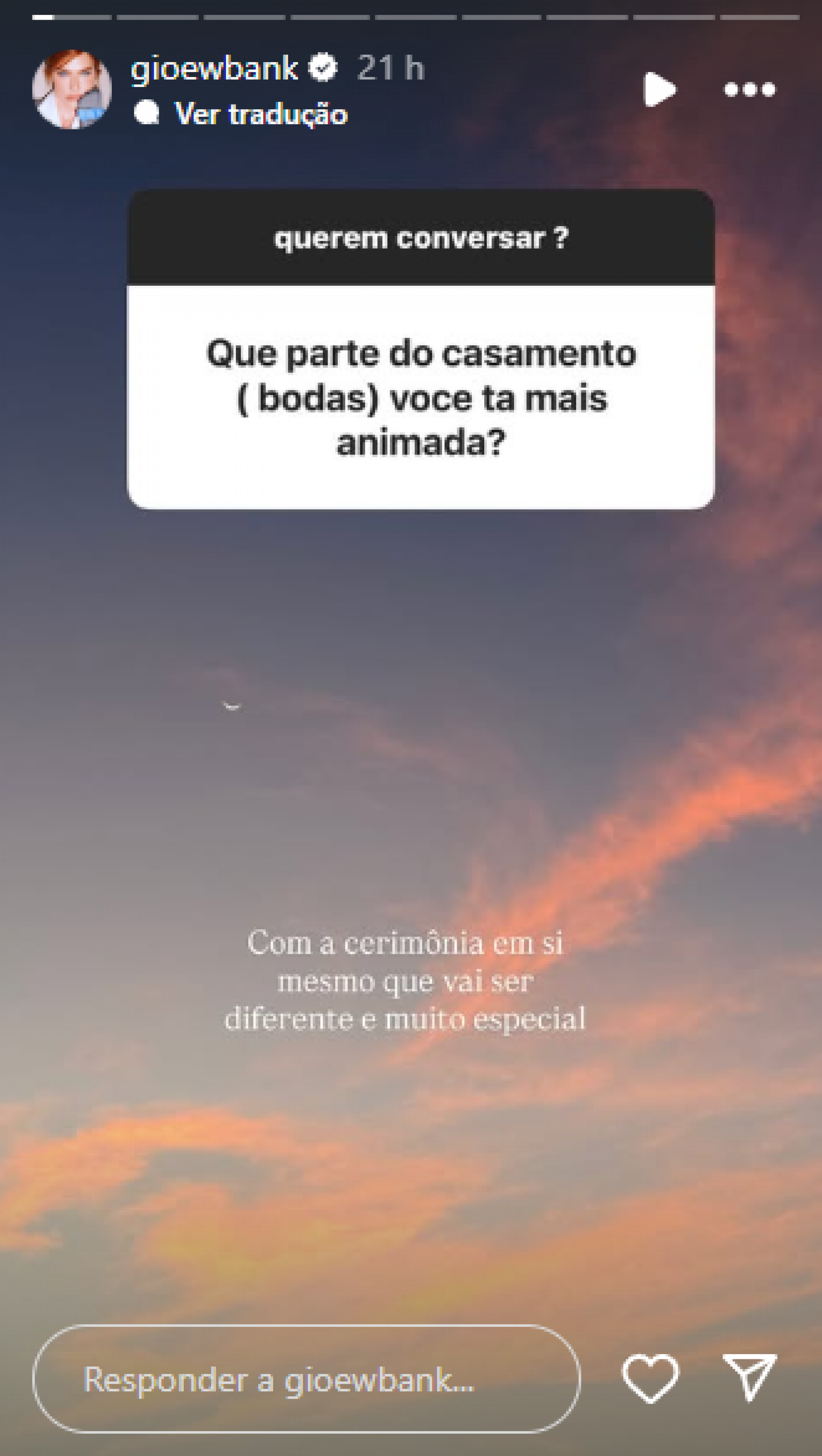 Giovanna Ewbank revela detalhes da renovação de votos com Bruno Gagliasso - Reprodução / Instagram