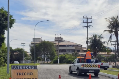 Saída de Arraial do Cabo é desviada pela Rebeche devido a obras em vias principais