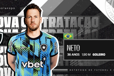 Botafogo anuncia a contratação do goleiro Neto