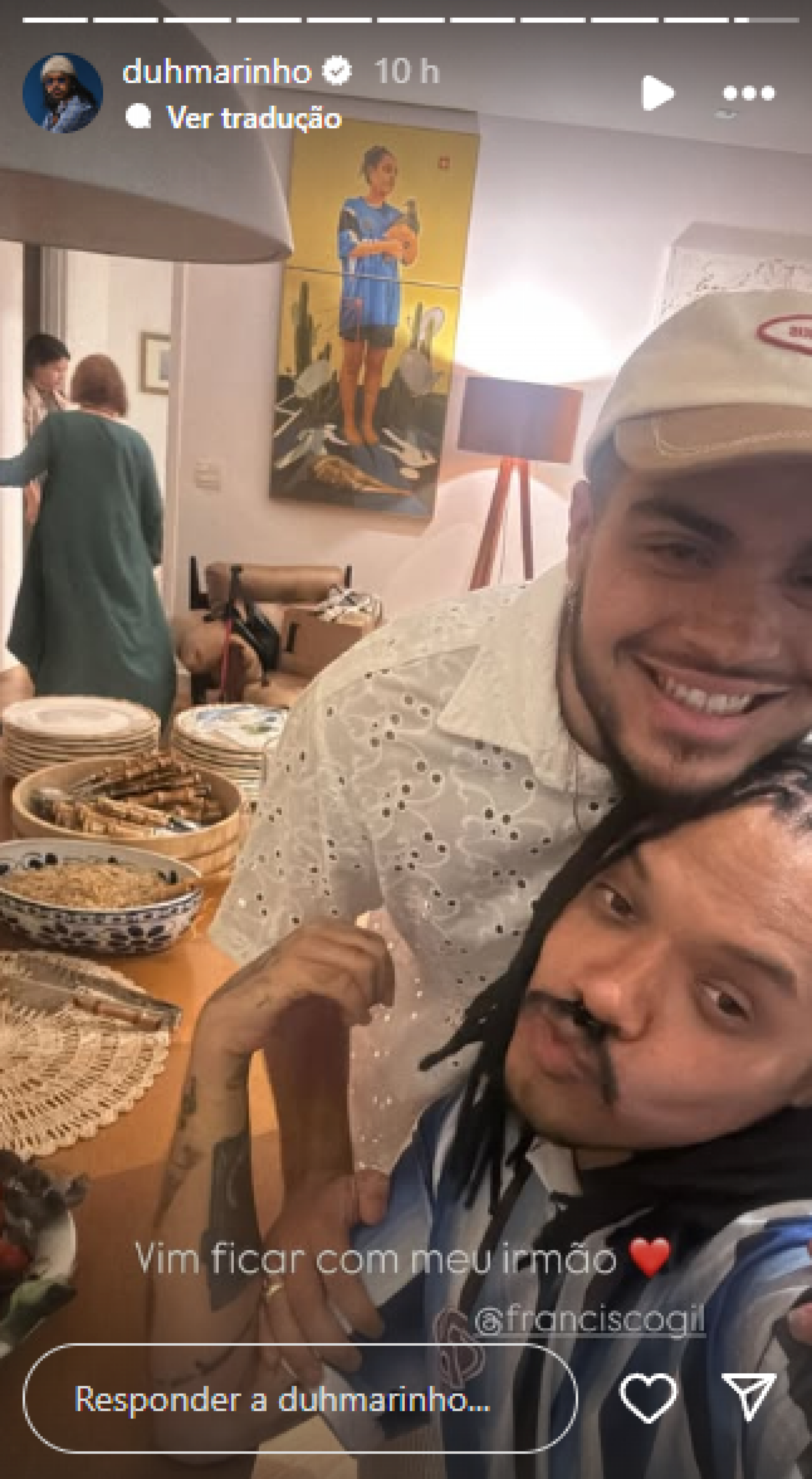 Duh Marinho e Francisco Gil - Reprodução / Instagram