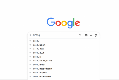 Buscas de brasileiros sobre COP30 na internet crescem 440% em agosto, diz Google