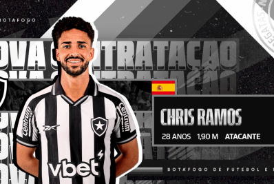 Botafogo confirma contratação de Chris Ramos até o meio de 2026