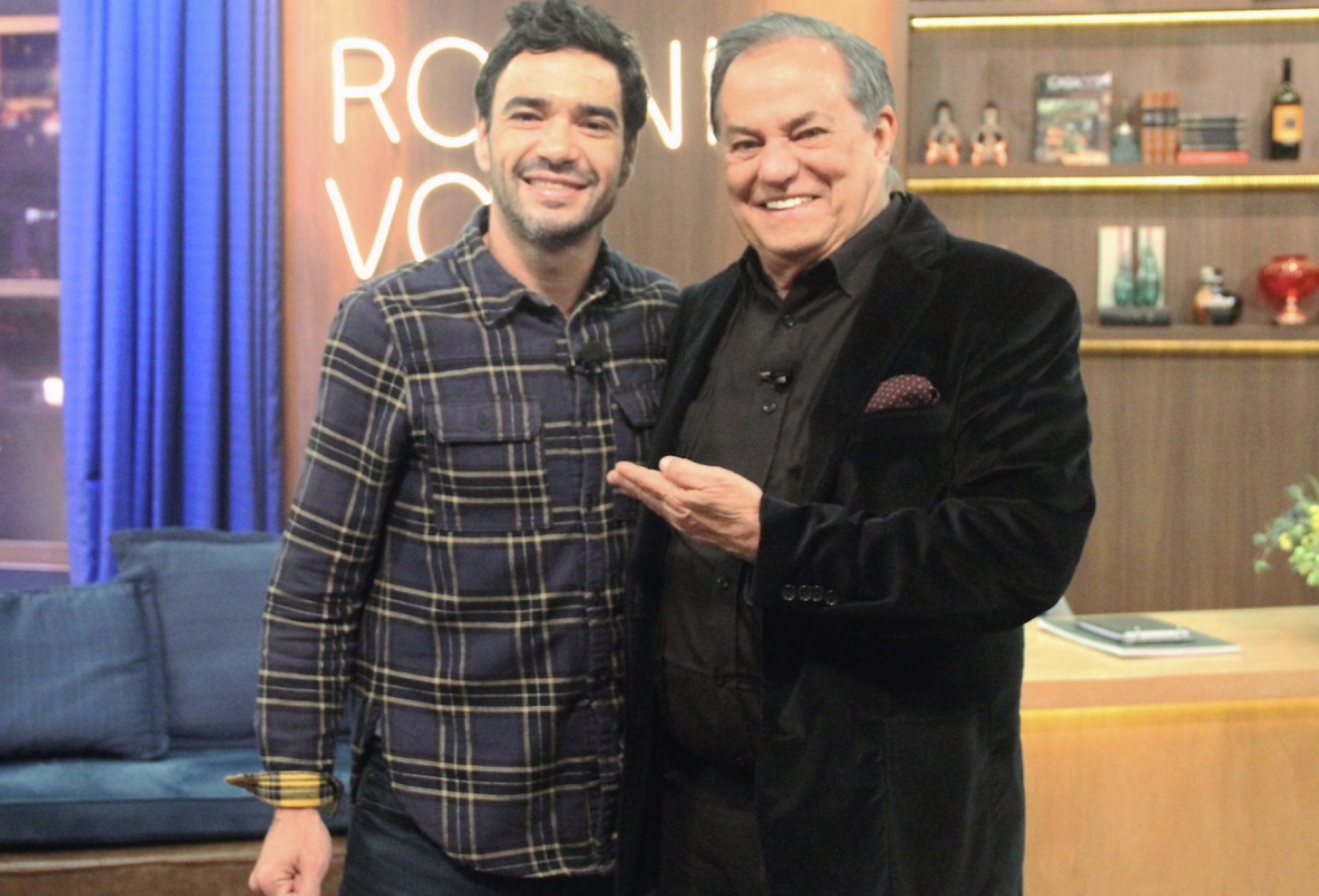 Em entrevista a Ronnie Von, Caio Blat relembrou relacionamento com Preta Gil - Divulgação/RedeTV!