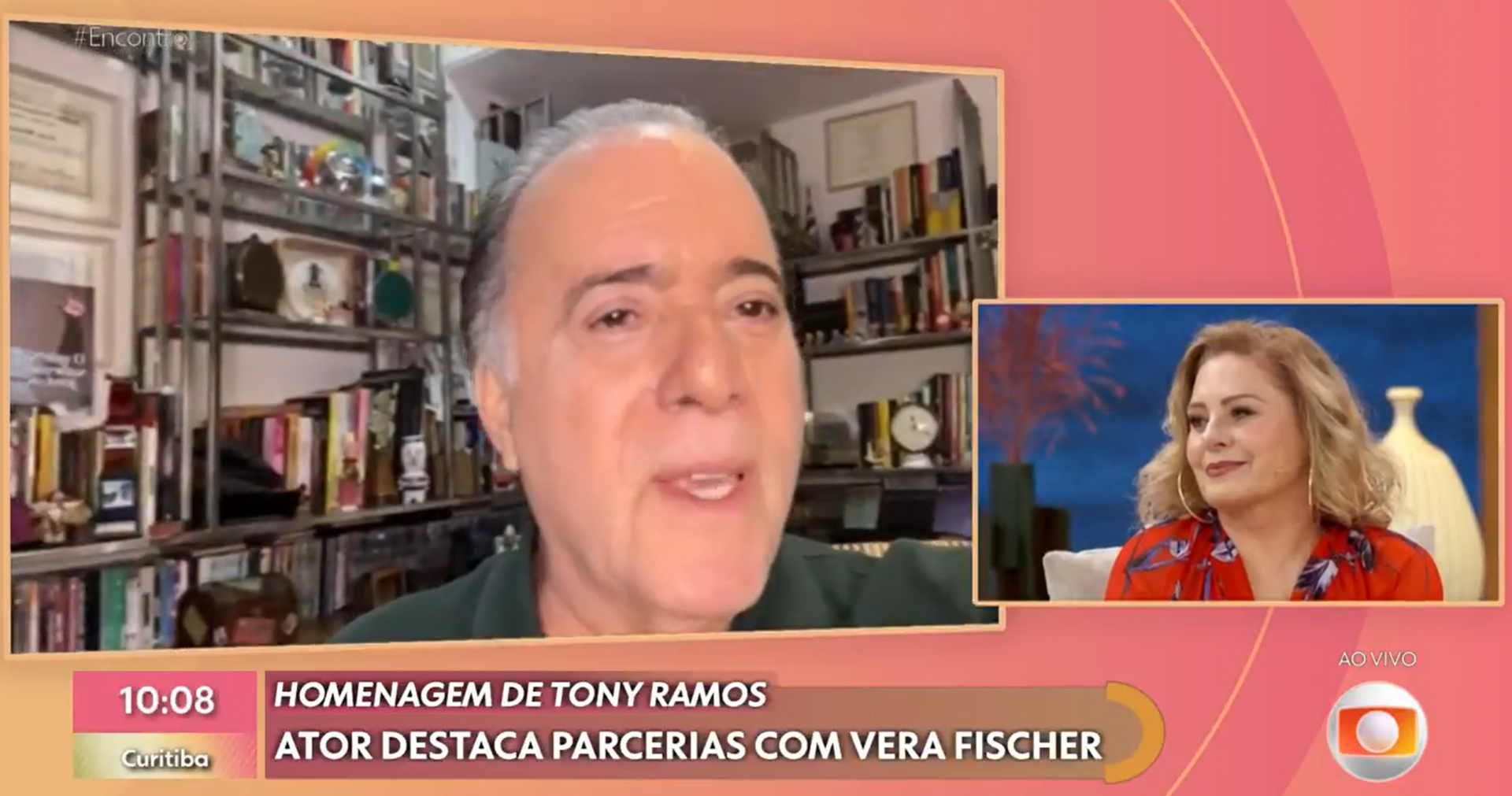 
Tony Ramos faz homenagem a Vera Fischer no 'Encontro' e viraliza nas redes - Globo