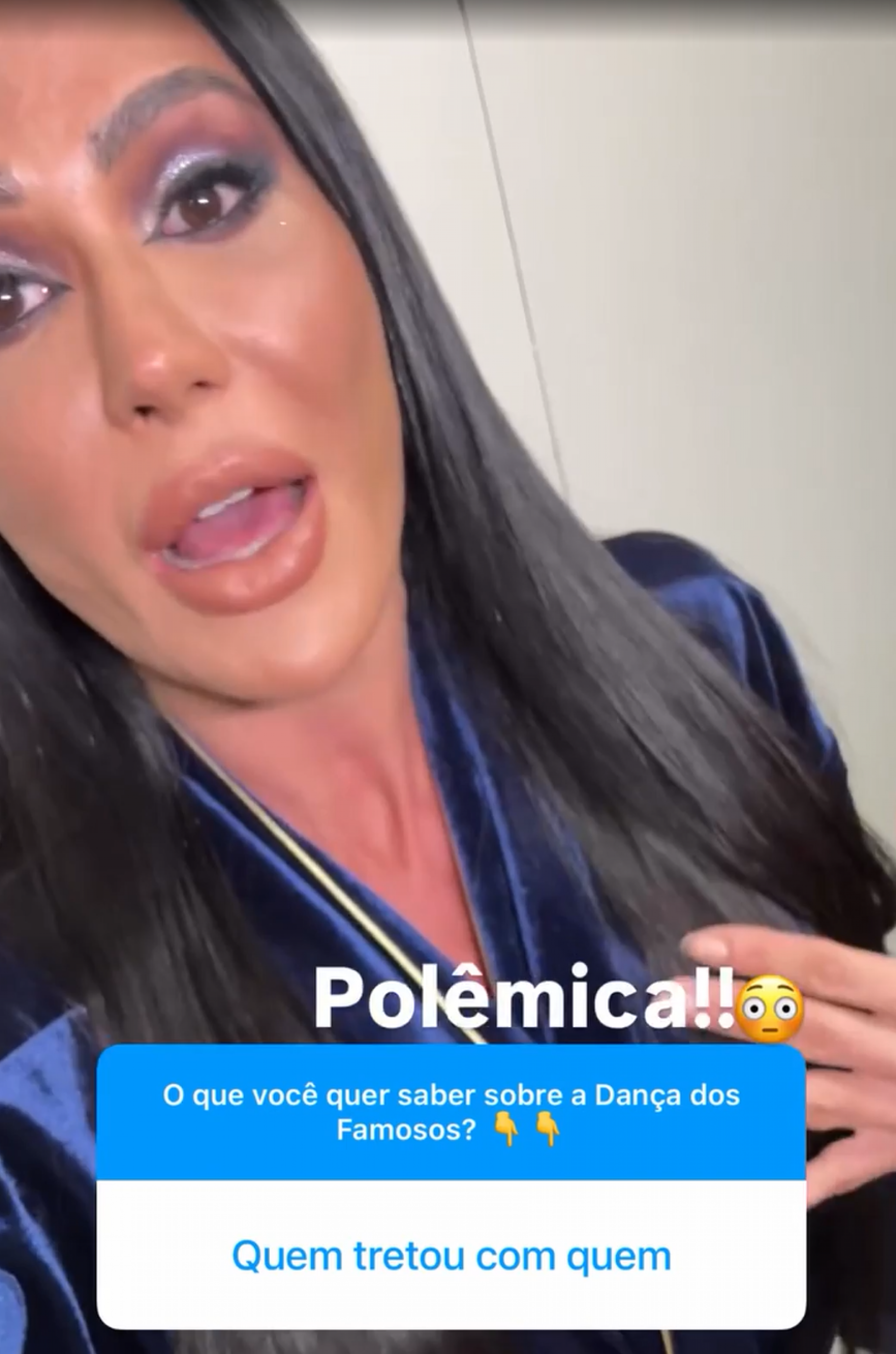 Gracyanne Barbosa reage a pergunta sobre rixa com Nicole Bahls nos bastidores - reprodução Instagram