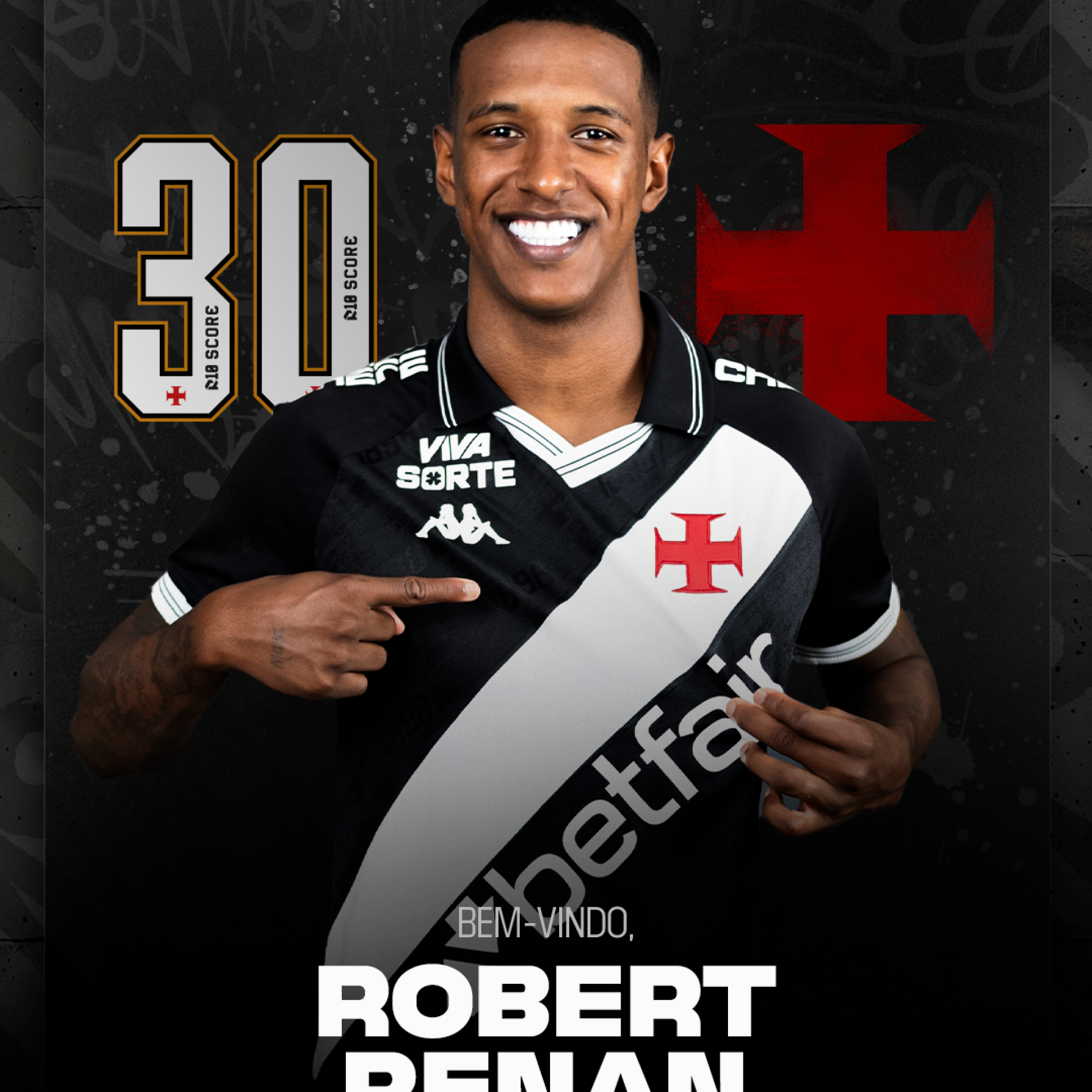 Robert Renan é reforço do Vasco