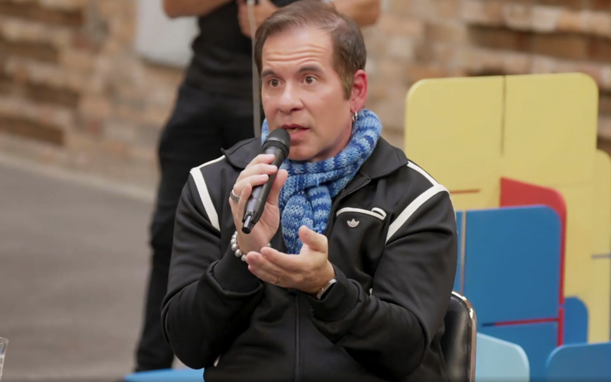 Leandro Hassum disse que ainda se enxerga com 160 kg - TV Globo