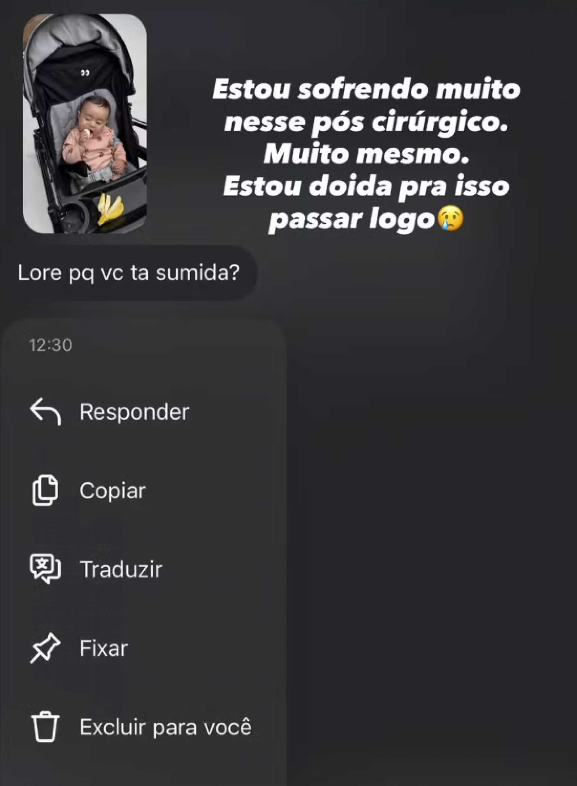 Lorena Maria passou por lipoaspiração e mastopexia meses depois de dar à luz Rás - reprodução Instagram