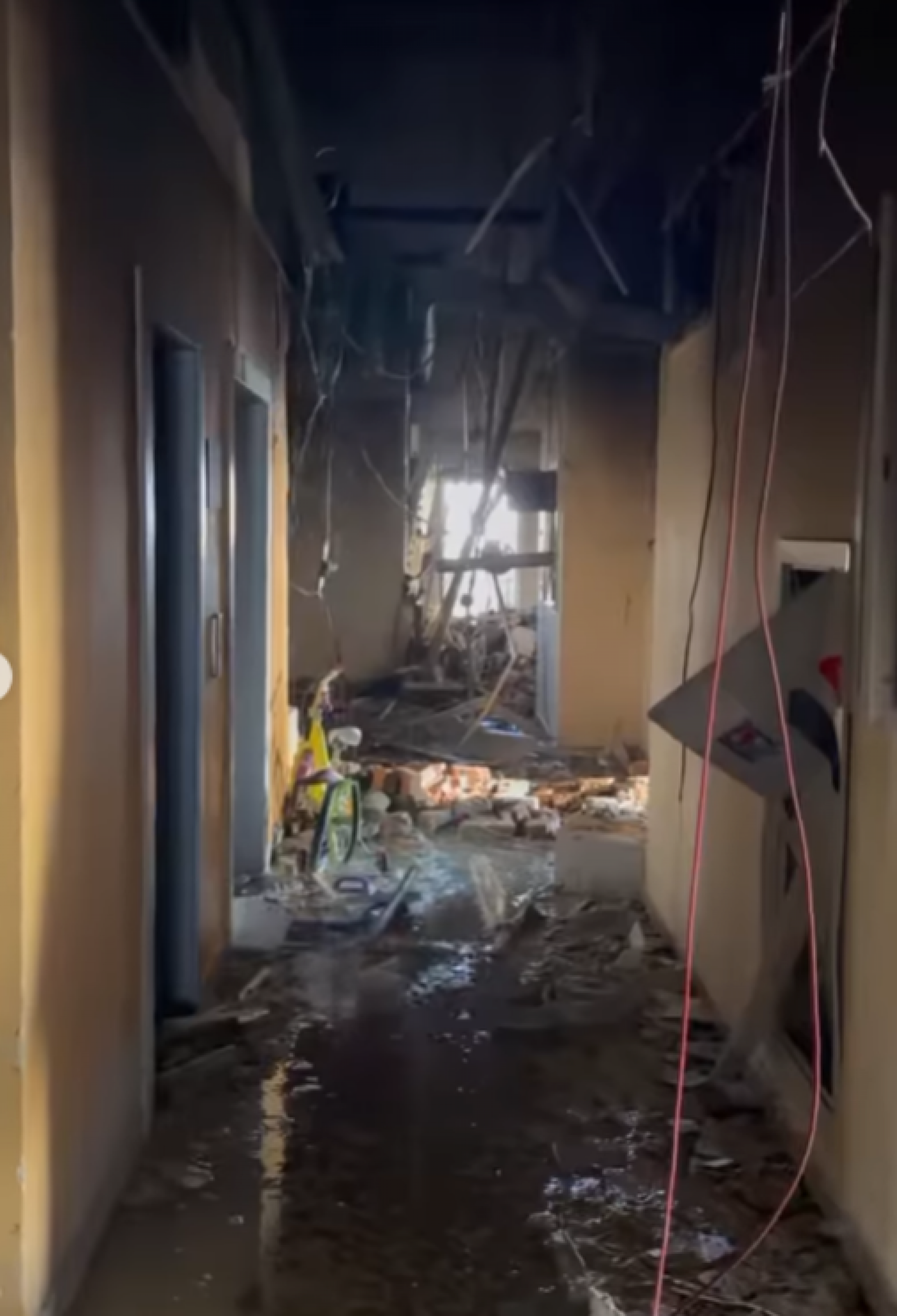 Georgiy Sudakov, do Benfica, compartilhou imagens de seu apartamento destruído em bombardeio russo na cidade de Kiev - Reprodução de Instagram