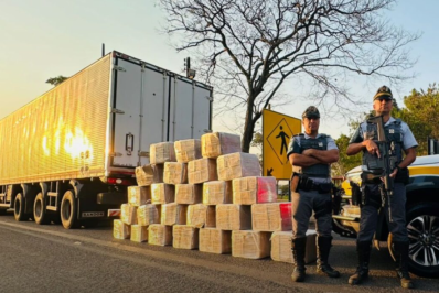 Homem é preso transportando uma tonelada de maconha em meio a carga de frango congelado em SP