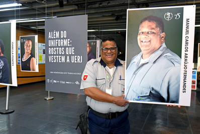 Exposição homenageia funcionários essenciais para funcionamento da Uerj
