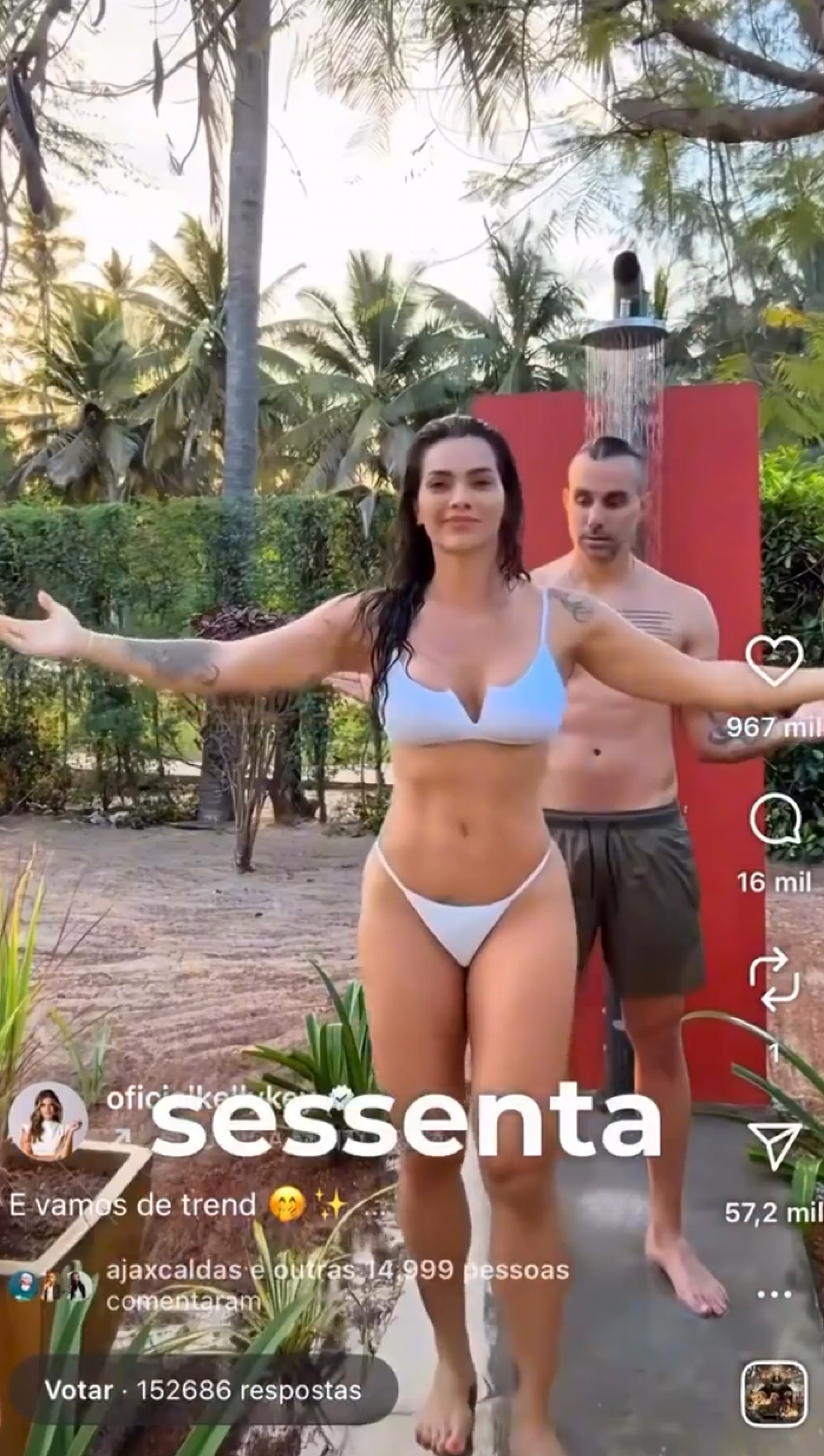 Kelly Key reflete sobre vídeo viral de biquíni: 'Prefiro menos aplausos' - reprodução Instagram