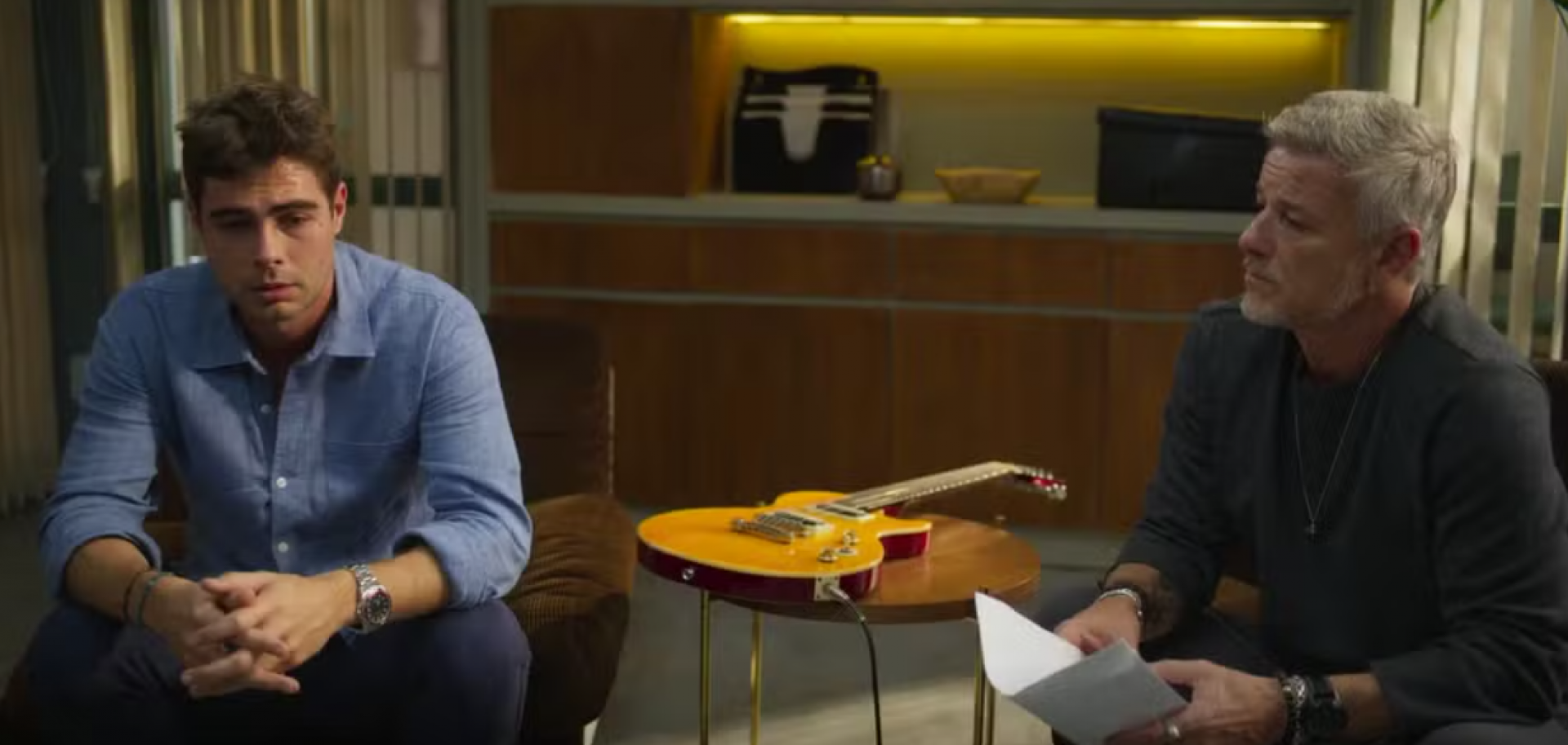 Davi descobre que é filho de Jaques - TV Globo