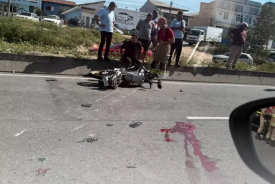 Motociclista fica ferido em acidente na RJ-106 em São Pedro da Aldeia