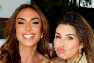 Fernanda Paes Leme conhece porquinha de Nicole Bahls que leva seu nome: 'Fepa Pig'