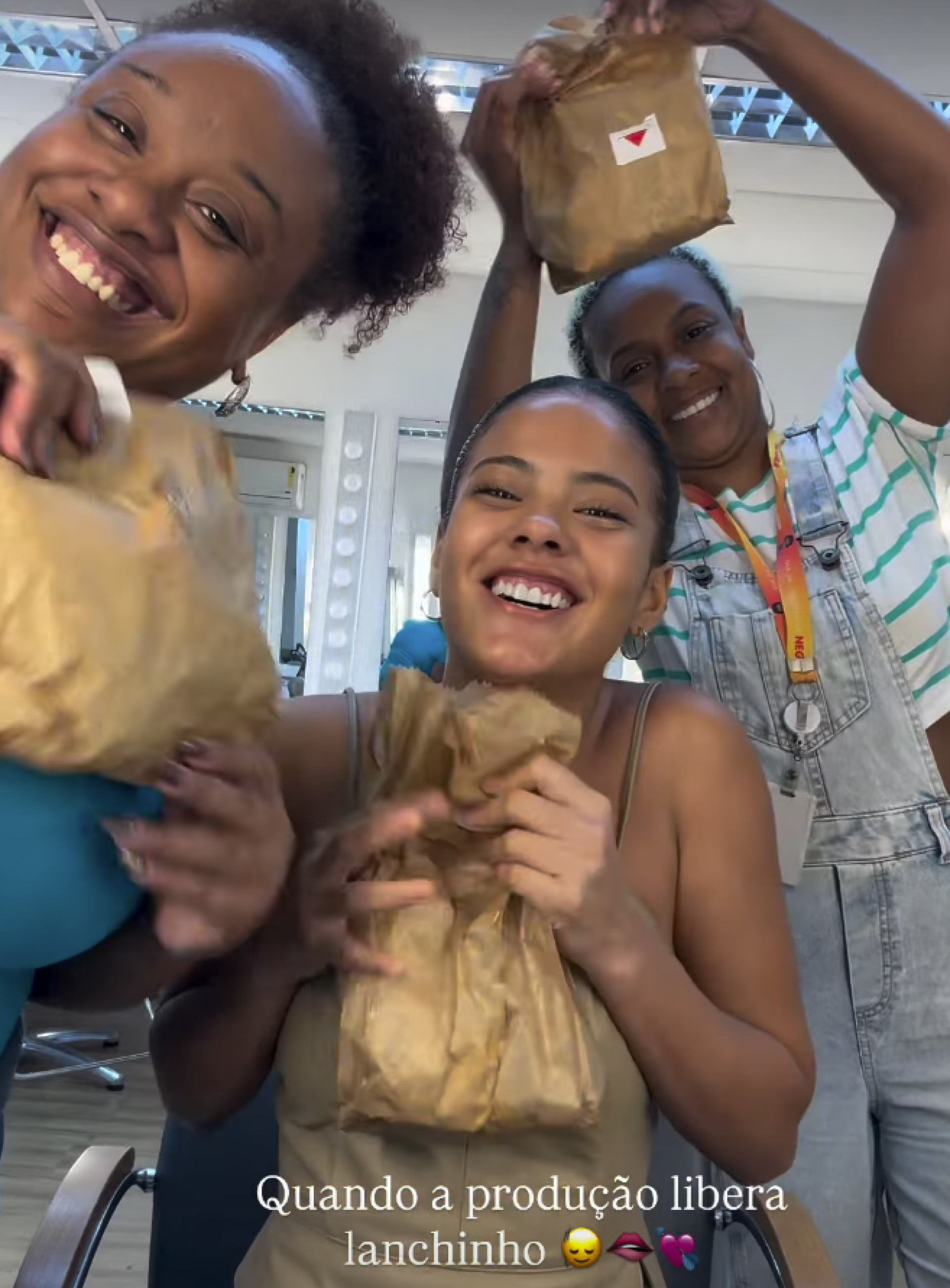 Bella Campos surpreende ao revelar sanduicheira escondida nos bastidores de Vale Tudo - Reprodução Instagram