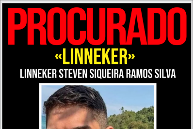 Cartaz pede informações sobre paradeiro de suspeito de agredir enteada em Cachoeiras de Macacu