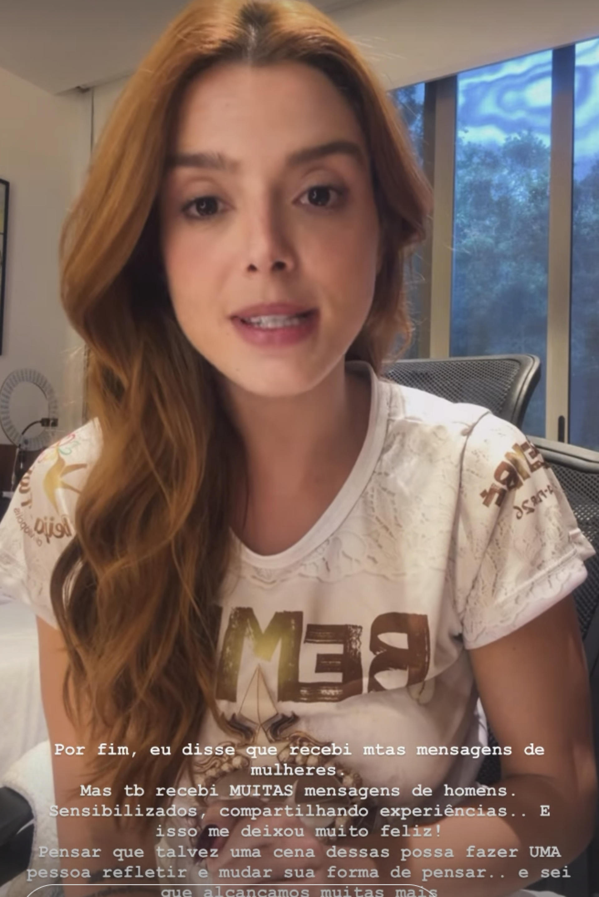 Giovanna Lancellotti comenta repercussão de cena de abuso em Dona de Mim - reprodução Instagram