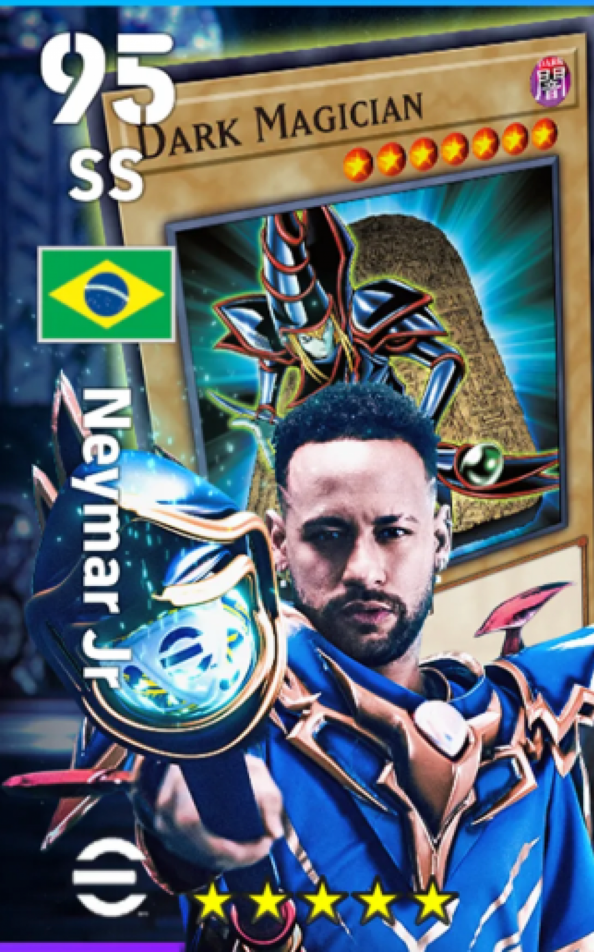 No efootball, Neymar 'vira' mago de carta de Yu-GI-Oh; entenda