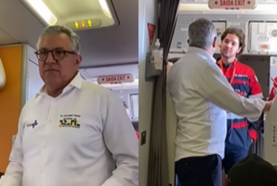 Ministro da Saúde socorre passageira que desmaiou em voo para o Rio