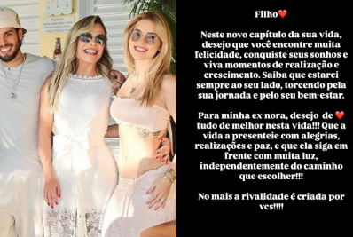 Poliana Rocha deseja felicidade a Zé Felipe e manda recado para Virginia Fonseca