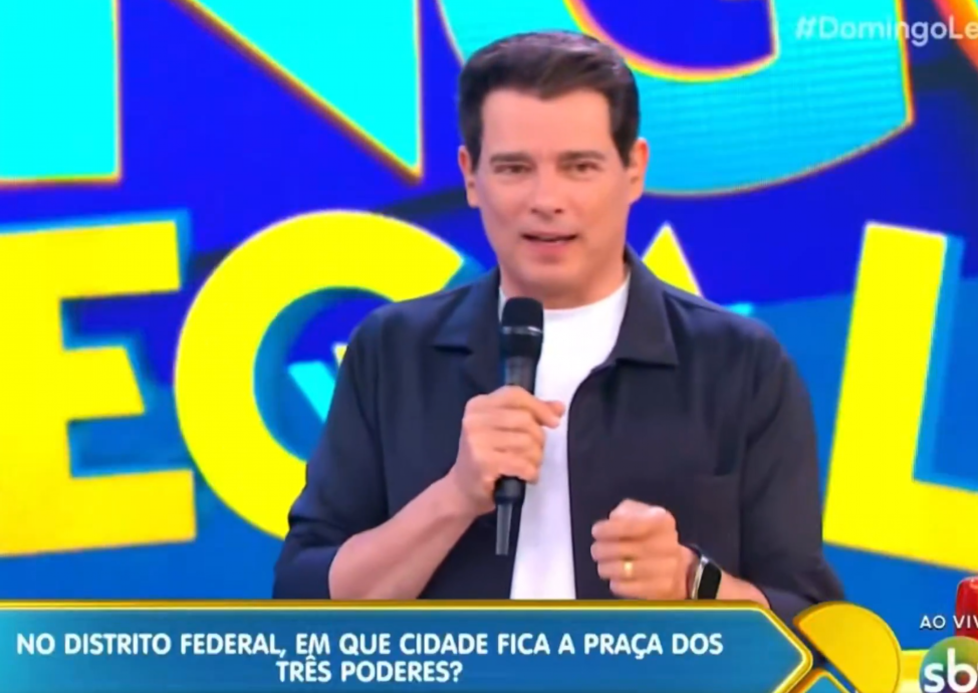 Celso Portiolli critica desempenho da filha, Laura, no 'Passa ou Repassa', do 'Domingo Legal'
 - Reprodução de vídeo / X