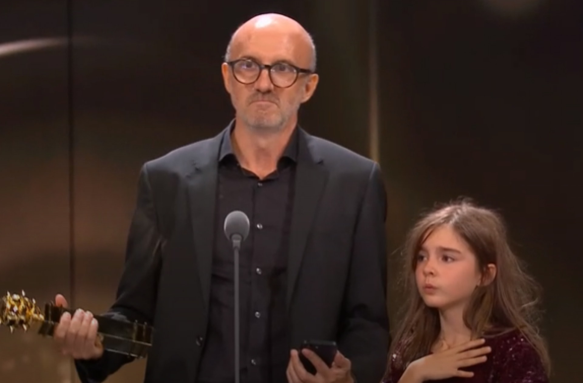 João Pedro Vaz e a filha, Laura - Reprodução de vídeo