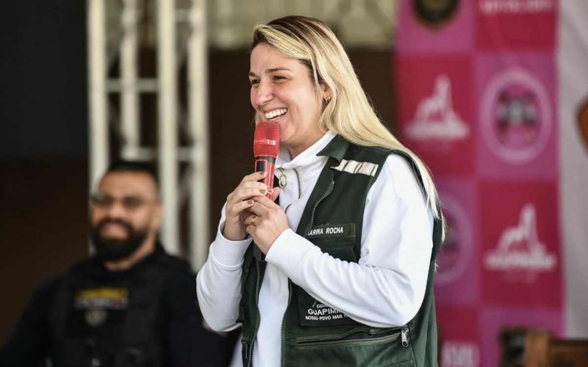 Prefeita Marina Rocha 8&ordm; Encontro de Guardas Municipais Femininas em Guapimirim - Divulga&ccedil;&atilde;o