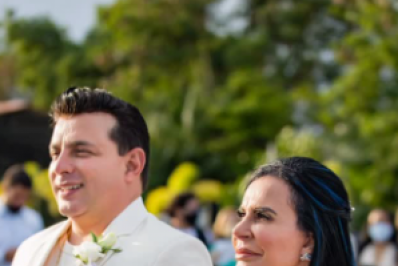 Gretchen celebra 5 anos de casada com Esdras de Souza