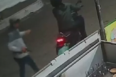 Assalto é registrado em frente a lanchonete no centro de Iguaba Grande