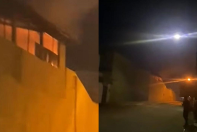 Incêndio é controlado por detentos em cadeia no Ceará