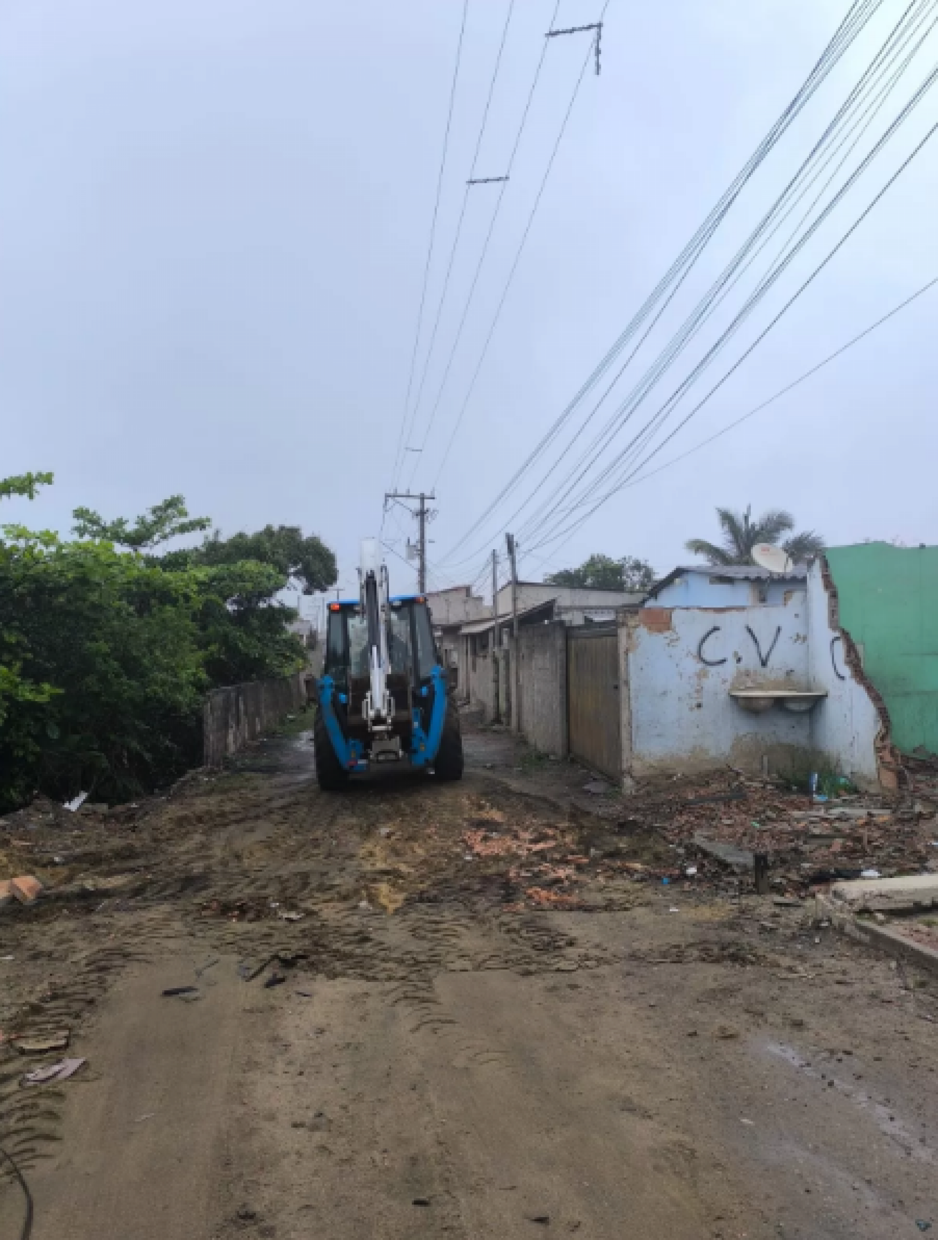 Operação para retirada de barricadas - Reprodução
