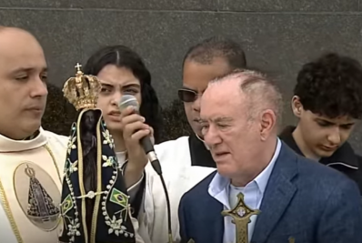 Cristo Redentor celebra 94 anos com missas, bolo e homenagem a Renato Aragão 