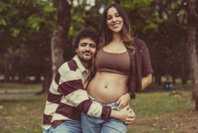 Thati Lopes anuncia primeira gravidez com George Sauma