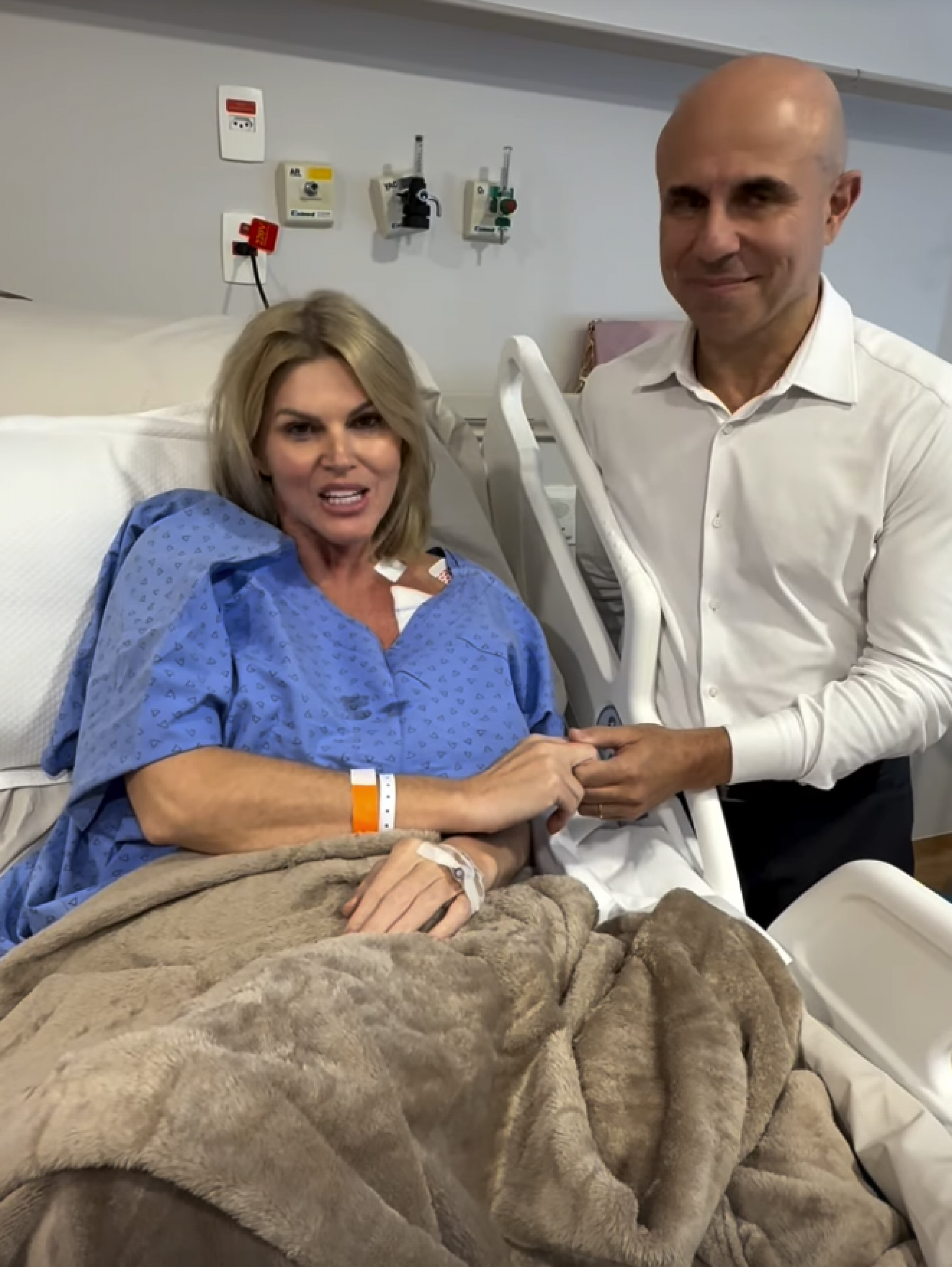 Val Marchiori atualiza seu estado de saúde após cirurgia para a colocação de cateter - reprodução Instagram